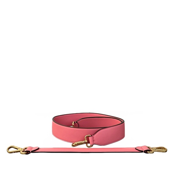 Fendi Baguette NM Bag Zucca Embossed Leather Large Pink - Picture 14 of 15